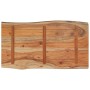 Mesa auxiliar madera maciza acacia borde natural 70x40x2,5 cm de , Mesas auxiliares - Ref: Foro24-370609, Precio: 62,87 €, De...