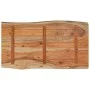 Mesa auxiliar madera maciza acacia borde natural 70x40x2,5 cm de , Mesas auxiliares - Ref: Foro24-370609, Precio: 62,91 €, De...