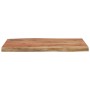 Mesa auxiliar madera maciza acacia borde natural 70x40x2,5 cm de , Mesas auxiliares - Ref: Foro24-370609, Precio: 62,87 €, De...