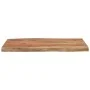 Mesa auxiliar madera maciza acacia borde natural 70x40x2,5 cm de , Mesas auxiliares - Ref: Foro24-370609, Precio: 62,91 €, De...