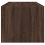 Mesa de centro con puertas de vidrio marrón roble 102x50x42 cm de , Mesas de centro - Ref: Foro24-836419, Precio: 81,15 €, De...