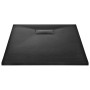 Plato de ducha SMC negro 100x70 cm de vidaXL, Platos de ducha - Ref: Foro24-144780, Precio: 140,35 €, Descuento: %