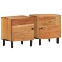 Mesitas de noche 2 uds madera maciza de acacia 40x33x46 cm de , Mesitas de noche - Ref: Foro24-356852, Precio: 73,76 €, Descu...