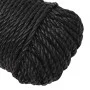 Cuerda de trabajo polipropileno negro 3 mm 50 m de , Sogas y cuerdas metálicas - Ref: Foro24-152997, Precio: 11,91 €, Descuen...