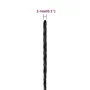 Cuerda de trabajo polipropileno negro 3 mm 50 m de , Sogas y cuerdas metálicas - Ref: Foro24-152997, Precio: 11,91 €, Descuen...