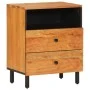 Mesita de noche madera maciza de acacia 50x33x60 cm de , Mesitas de noche - Ref: Foro24-356865, Precio: 65,30 €, Descuento: %