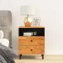 Mesita de noche madera maciza de acacia 50x33x60 cm de , Mesitas de noche - Ref: Foro24-356865, Precio: 65,30 €, Descuento: %
