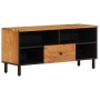 Mueble de TV madera maciza de acacia 100x33x46 cm de , Muebles TV - Ref: Foro24-356871, Precio: 69,20 €, Descuento: %