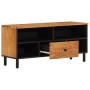 Mueble de TV madera maciza de acacia 100x33x46 cm de , Muebles TV - Ref: Foro24-356871, Precio: 69,20 €, Descuento: %