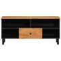 Mueble de TV madera maciza de acacia 100x33x46 cm de , Muebles TV - Ref: Foro24-356871, Precio: 69,20 €, Descuento: %