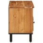 Mueble de TV madera maciza de acacia 100x33x46 cm de , Muebles TV - Ref: Foro24-356871, Precio: 69,20 €, Descuento: %