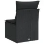 Gartensofa ohne Armlehnen mit schwarzen PE-Rattankissen von , Outdoor-Sofas - Ref: Foro24-365961, Preis: 59,22 €, Rabatt: %