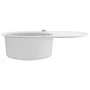 Granite kitchen sink with one white oval basin by vidaXL, Sinks - Ref: Foro24-144867, Price: 198,36 €, Discount: %