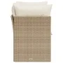 Garden sofa with 2-seater synthetic beige rattan cushions by , Outdoor sofas - Ref: Foro24-366052, Price: 162,65 €, Discount: %