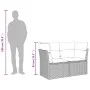 Gartensofa mit 2-Sitzer-Kissen Kunstrattan beige von , Outdoor-Sofas - Ref: Foro24-366052, Preis: 162,65 €, Rabatt: %