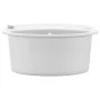 Granite kitchen sink with one white oval basin by vidaXL, Sinks - Ref: Foro24-144867, Price: 198,36 €, Discount: %