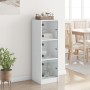 Aparador con puertas de vidrio blanco 35x37x109 cm de , Aparadores - Ref: Foro24-836385, Precio: 70,69 €, Descuento: %
