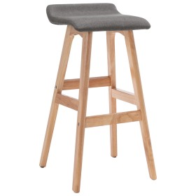 Taburete de cocina de tela gris oscuro de vidaXL, Taburetes de cocina - Ref: Foro24-249574, Precio: 81,80 €, Descuento: %