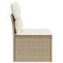 Gartensofa ohne Armlehnen mit PE Rattan Kissen beige von , Outdoor-Sofas - Ref: Foro24-366050, Preis: 65,13 €, Rabatt: %