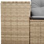 Sofá de jardín con cojines de 2 plazas ratán sintético beige de , Sofás de exterior - Ref: Foro24-366108, Precio: 184,80 €, D...