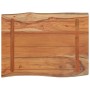 Mesa auxiliar madera maciza acacia borde natural 50x40x2,5 cm de , Mesas auxiliares - Ref: Foro24-370607, Precio: 39,76 €, De...