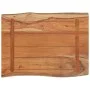 Mesa auxiliar madera maciza acacia borde natural 50x40x2,5 cm de , Mesas auxiliares - Ref: Foro24-370607, Precio: 39,10 €, De...