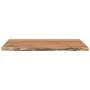 Mesa auxiliar madera maciza acacia borde natural 50x40x2,5 cm de , Mesas auxiliares - Ref: Foro24-370607, Precio: 39,10 €, De...
