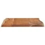 Mesa auxiliar madera maciza acacia borde natural 50x40x2,5 cm de , Mesas auxiliares - Ref: Foro24-370607, Precio: 39,10 €, De...