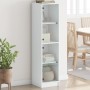 Aparador con puertas de vidrio blanco 35x37x142 cm de , Aparadores - Ref: Foro24-836434, Precio: 101,04 €, Descuento: %