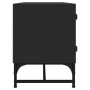Mueble de TV con puertas de vidrio negro 102x37x50 cm de , Muebles TV - Ref: Foro24-836533, Precio: 67,65 €, Descuento: %