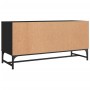 Mueble de TV con puertas de vidrio negro 102x37x50 cm de , Muebles TV - Ref: Foro24-836533, Precio: 67,65 €, Descuento: %