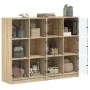Shelf with oak Sonoma wood doors 136x37x109 cm by , Bookcases and shelves - Ref: Foro24-3206512, Price: 222,05 €, Discount: %