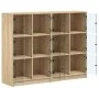 Shelf with oak Sonoma wood doors 136x37x109 cm by , Bookcases and shelves - Ref: Foro24-3206512, Price: 222,05 €, Discount: %