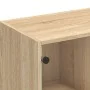 Shelf with oak Sonoma wood doors 136x37x109 cm by , Bookcases and shelves - Ref: Foro24-3206512, Price: 222,05 €, Discount: %