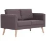 Sofá de 2 plazas de tela color gris taupe by vidaXL, Sofas - Ref: Foro24-281365, Price: 250,71 €, Discount: %