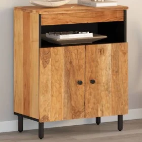Armario auxiliar madera maciza de acacia 60x33x75 cm by , Sideboards - Ref: Foro24-356880, Price: 113,23 €, Discount: %