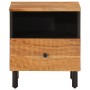 Mesita de noche de madera maciza de acacia 40x33x46 cm de , Mesitas de noche - Ref: Foro24-356861, Precio: 47,71 €, Descuento: %
