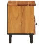 Mesita de noche de madera maciza de acacia 40x33x46 cm de , Mesitas de noche - Ref: Foro24-356861, Precio: 47,71 €, Descuento: %