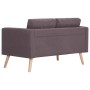 Sofá de 2 plazas de tela color gris taupe de vidaXL, Sofás - Ref: Foro24-281365, Precio: 246,40 €, Descuento: %