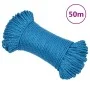 Cuerda de trabajo polipropileno azul 3 mm 50 m by , Ropes and metal cords - Ref: Foro24-152958, Price: 11,91 €, Discount: %