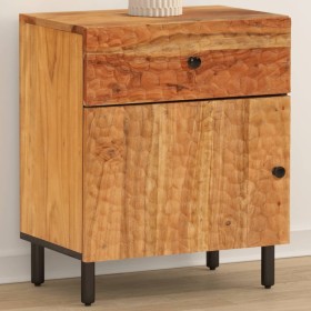 Mesita de noche madera maciza de acacia 50x33x60 cm de , Mesitas de noche - Ref: Foro24-356863, Precio: 66,01 €, Descuento: %