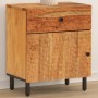 Mesita de noche madera maciza de acacia 50x33x60 cm de , Mesitas de noche - Ref: Foro24-356863, Precio: 66,01 €, Descuento: %