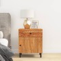 Mesita de noche madera maciza de acacia 50x33x60 cm de , Mesitas de noche - Ref: Foro24-356863, Precio: 66,01 €, Descuento: %