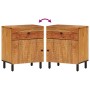 Mesita de noche madera maciza de acacia 50x33x60 cm de , Mesitas de noche - Ref: Foro24-356863, Precio: 66,01 €, Descuento: %