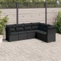 Set de sofás de jardín 6 piezas y cojines ratán sintético negro de , Conjuntos de jardín - Ref: Foro24-3217675, Precio: 391,8...