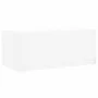 Mesa de centro con puertas de vidrio blanca 102x50x42 cm de , Mesas de centro - Ref: Foro24-836413, Precio: 80,73 €, Descuent...