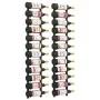 Botelleros de pared para 12 botellas hierro negro 2 unidades de vidaXL, Botelleros - Ref: Foro24-282467, Precio: 97,54 €, Des...