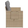 Sofá de jardín con cojines de 2 plazas ratán sintético beige de , Sofás de exterior - Ref: Foro24-366094, Precio: 159,56 €, D...