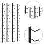 Botelleros de pared para 12 botellas hierro negro 2 unidades de vidaXL, Botelleros - Ref: Foro24-282467, Precio: 97,54 €, Des...