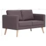Sofá de 2 plazas de tela color gris taupe by vidaXL, Sofas - Ref: Foro24-281365, Price: 250,71 €, Discount: %